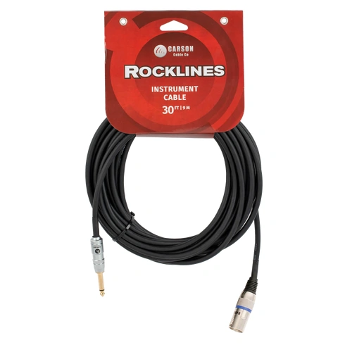 Carson Cable Co Rocklines 30 ft Microphone/Audio Cable XLR(M)-Jack