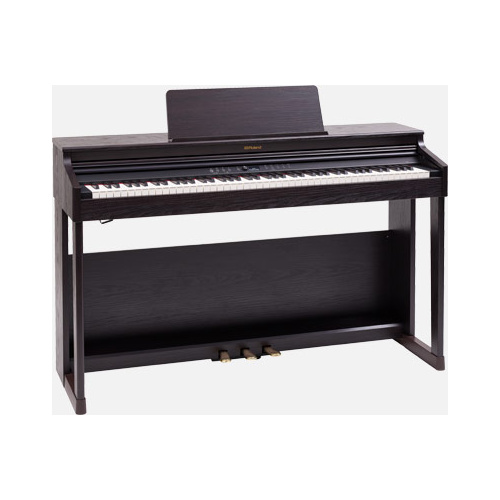 ROLAND RP701 Digital Piano & Stool - Light Amber Oak Finish, SuperNATURAL Sound, Family-Friendly Design