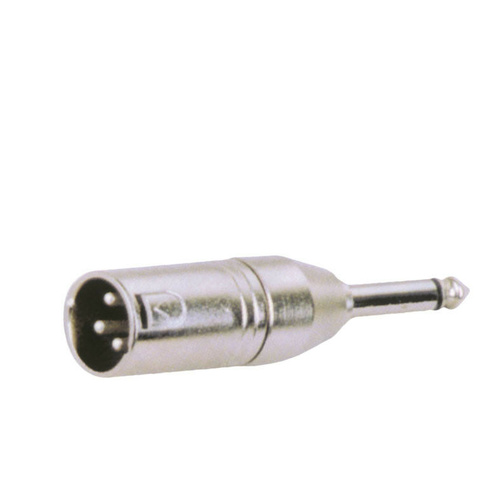 CARSON - Rock Plugs Adaptor / Lead Coupler XLR Male - 6.3 Mono Male Plug 