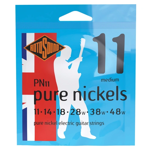 Rotosound Pure Nickels Electric Guitar String Set 11-48 RPN11