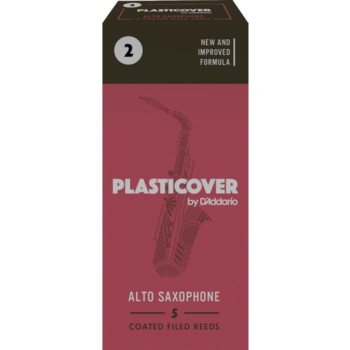 Rico Plasticover Alto Sax Reeds, Strength 2.0, 5-pack
