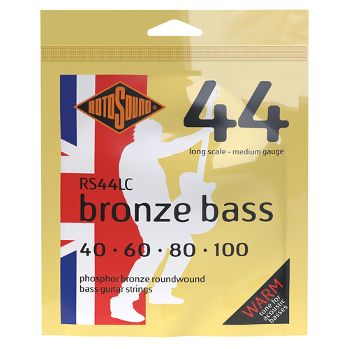 Rotosound Bronze Bass 44 Acoustic Strings 40-100 [RS44LC]