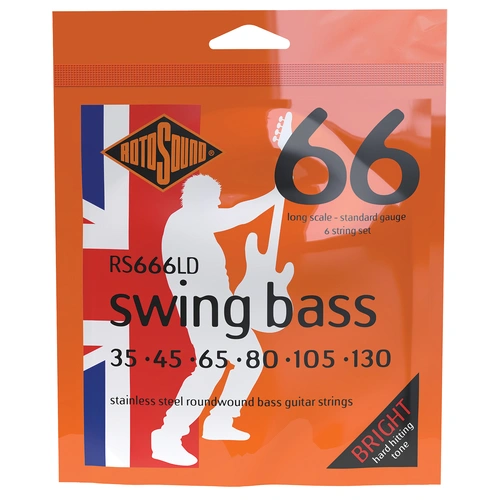 Rotosound Swing Bass 66 6-String Standard Long Scale Strings [RS666LD]