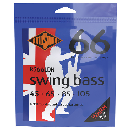 Rotosound Swing Bass 66 Nickel Guitar Strings 45-105 [RS66LDN]