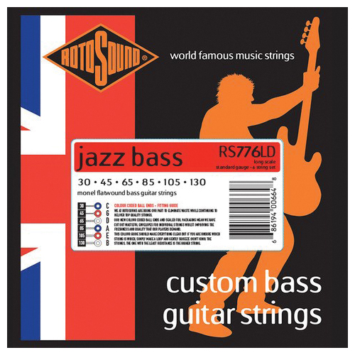 Rotosound RS776LD Jazz Bass 77 Long Scale 45-105 Monel