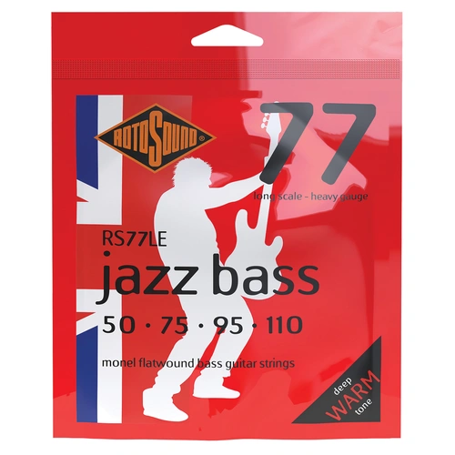 Rotosound Jazz Bass 77 Long Scale Heavy 50-110 Monel Strings [RS77LE]