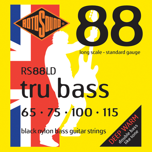 Rotosound RS88LD Tru Bass 88 Black Nylon 65-115