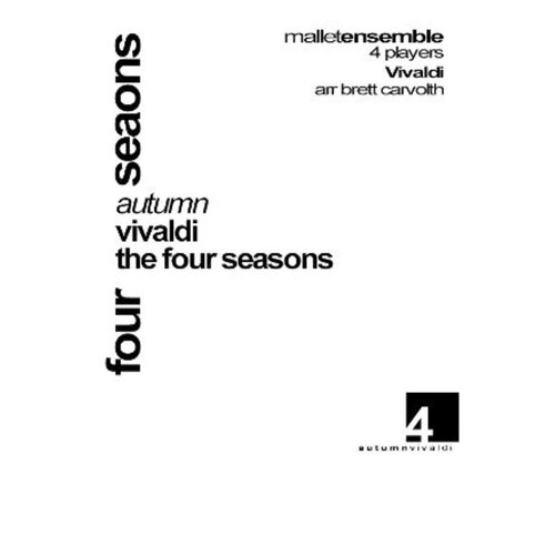 Autumn From The Four Seasons Arr Carvolth