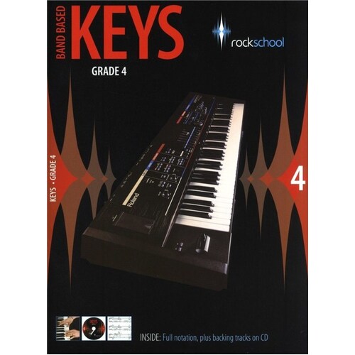 Rockschool Band Based Keys Grade 4 Book/CD
