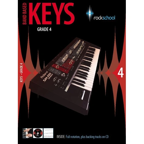 Rockschool Band Based Keys Grade 4 BK/CD
