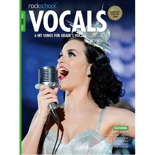 Rockschool Vocals Female Grade 1 Book