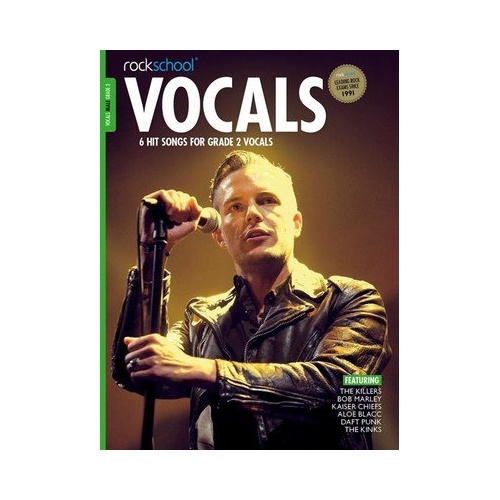Rockschool Vocals Male Grade 2 Exam Book