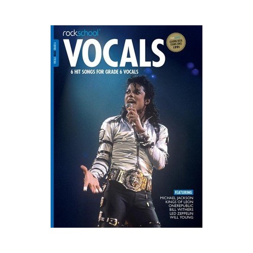 Rockschool Vocals Male Grade 6 Book with Songs and Backing Tracks