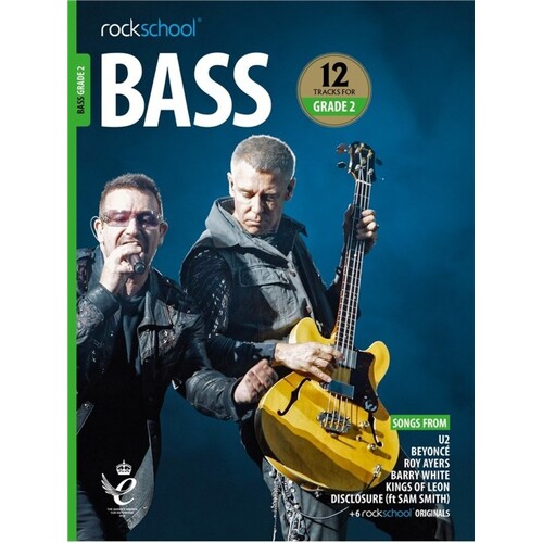 Rockschool Bass Grade 2 2018-2024 Book/Online Audio (Softcover Book/Online Audio)