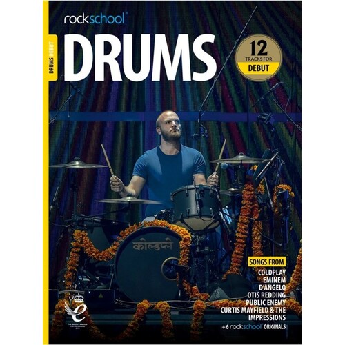Rockschool Drums Debut 2018-2024 Book/Online Audio (Softcover Book/Online Audio)