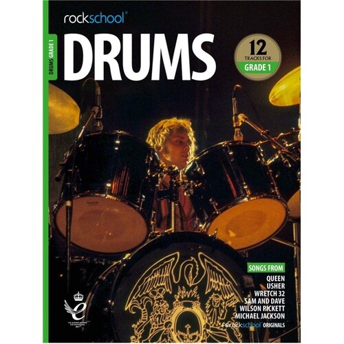 Rockschool Drums Grade 1 2018-2024 Book/Online Audio (Softcover Book/Online Audio)