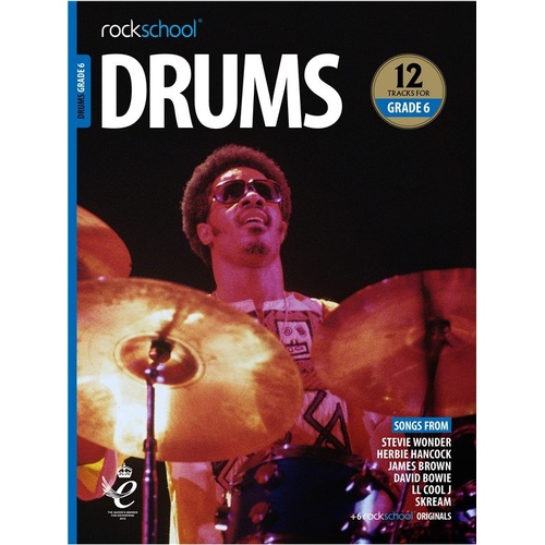 Rockschool Drums Grade 6 2018-2024 BK/OLA