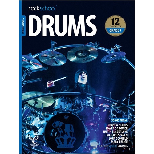 Rockschool Drums Grade 7 2018-2024 BK/OLA