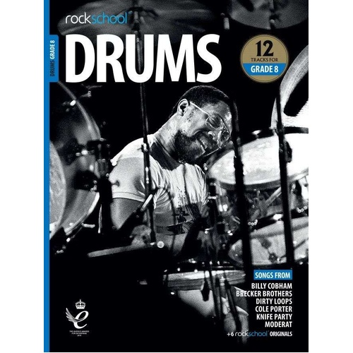 Rockschool Drums Grade 8 2018-2024 Book