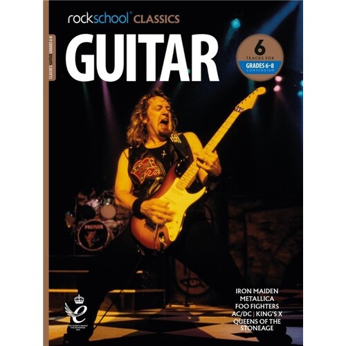 Rockschool Classics Guitar Grade 6-8 Book/Online Audio (Softcover Book/Online Audio)