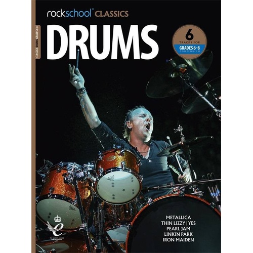 Rockschool Classics Drums Grade 6-8 Book