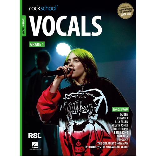 Rockschool Vocals Grade 1 2021 Edition