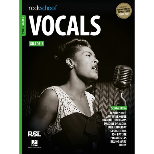 Rockschool Vocals Grade 3 Syllabus (2021)