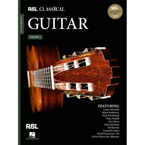 Rockschool Classical Guitar Grade 1 (2022) - RSL Series, 44 Pages, Guitar Exam Preparation