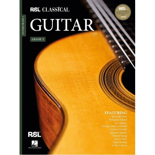 Rockschool Classical Guitar Grade 2 (2022) - RSL Syllabus, 44 Pages, Diverse Repertoire, Technical Exercises, Supporting Tests