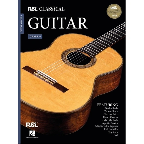 Rockschool Classical Guitar Grade 6 (2022) - RSL Syllabus, 56 Pages, Diverse Repertoire, Technical Exercises, Sight-Reading & Musicianship Tests