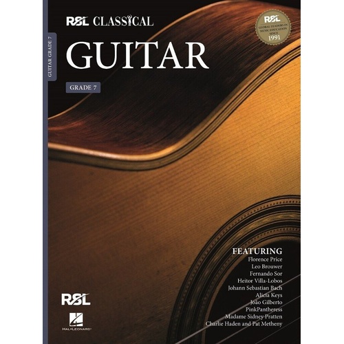 Rockschool Classical Guitar Grade 7 (2022) - RSL Syllabus, 68 Pages, Guitar Exam Preparation