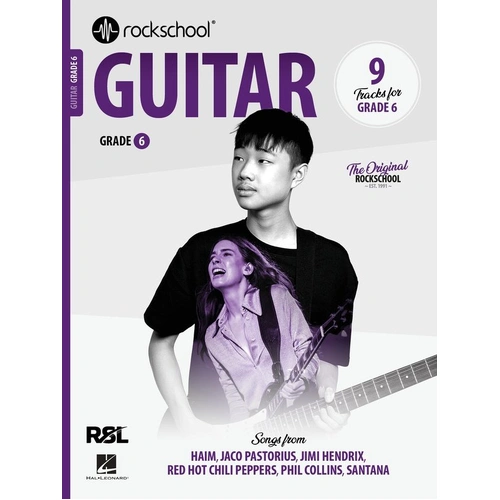 Rockschool Guitar Grade 6 (2024) - 72 Pages, Publisher: Rock School Limited