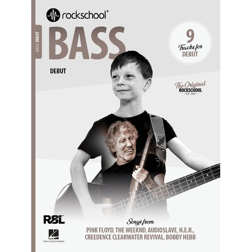 Rockschool Bass Debut 2024 - Double Bass Syllabus with 9 Tracks