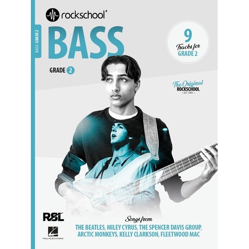 Rockschool Bass Grade 2 (2024) Double Bass Method Book