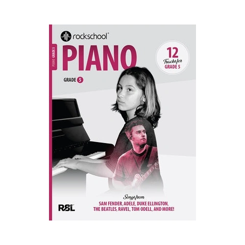 Rockschool Piano Grade 5 (2025) Exam Book with Backing Tracks - Rock School Limited
