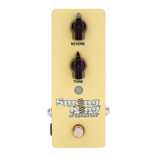 Danelectro Spring King Jr. Reverb Pedal - Compact Design, Real Spring Tank, Rugged Casing, Soft Footswitch, Classic Reverb Sounds