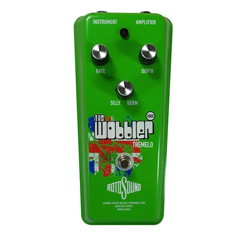 Rotosound Wobbler Tremelo Pedal RWB1 - Hand Wired, Vintage Optical Attenuator, True Bypass, High Headroom, Unique Signal Path Control