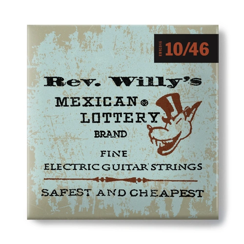 Jim Dunlop Rev. Willy Medium Electric Guitar Strings 10-46 Nickel Wound