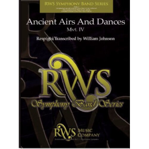 Ancient Airs And Dances Mvt 4 Concert Band 5 Score/Parts