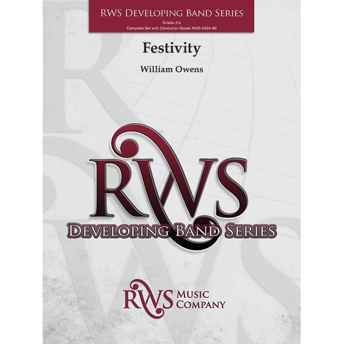 Festivity for Concert Band CB2.5 SC/PTS by William Owens