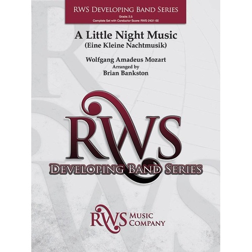 A Little Night Music for Concert Band CB2.5 SC/PTS - Mozart Arranged by Brian Bankston