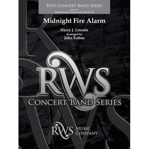 Midnight Fire Alarm Concert Band Composition CB3.5 SC/PTS by John Fulton