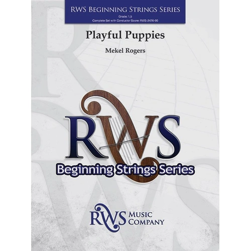 Playful Puppies for String Orchestra by Mekel Rogers SC/PTS