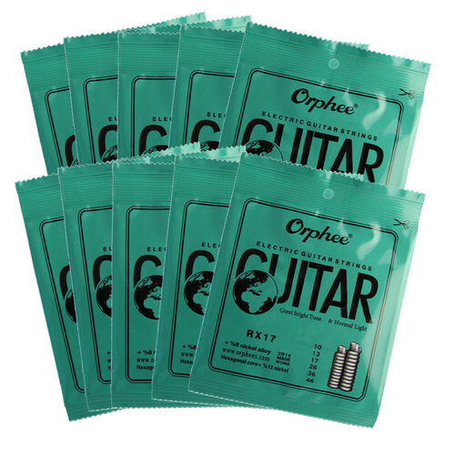 10x Orphee RX17 Professional Electric Guitar Strings (.010-.046)