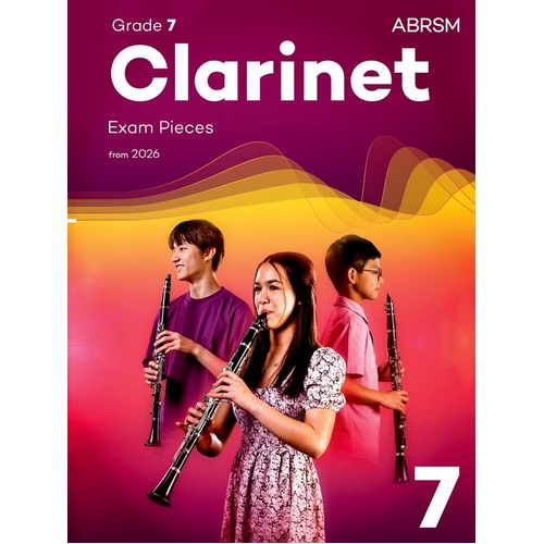 ABRSM Clarinet Exam Pieces 2026 Grade 7 Score and Part
