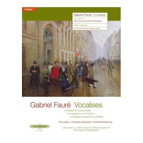 45 Vocalises for Medium-High Voice and Piano by Gabriel Fauré - Peters EP11385