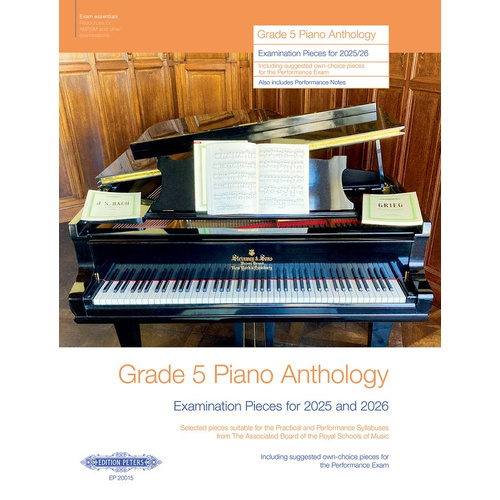 ABRSM Grade 5 Piano Anthology Exam Pieces 2025-2026 - Piano Solo EP20015