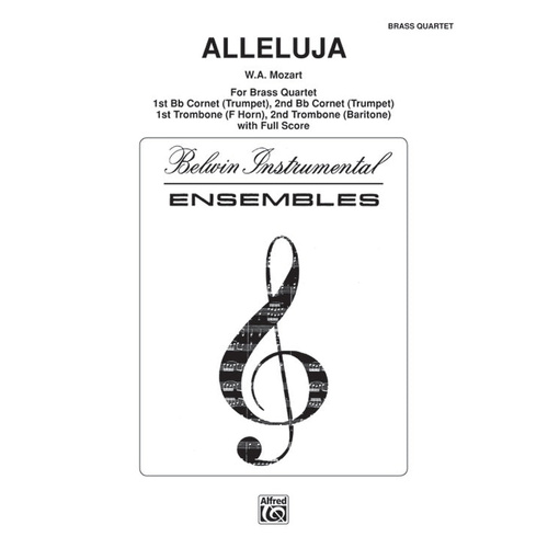 Alleluja Brass Quartet Sheet Music for Flexi and Small Ensemble