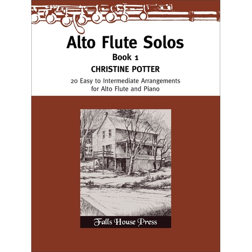 Alto Flute Solos Book 1 with Piano Accompaniment - Potter Falls House Press FH0511
