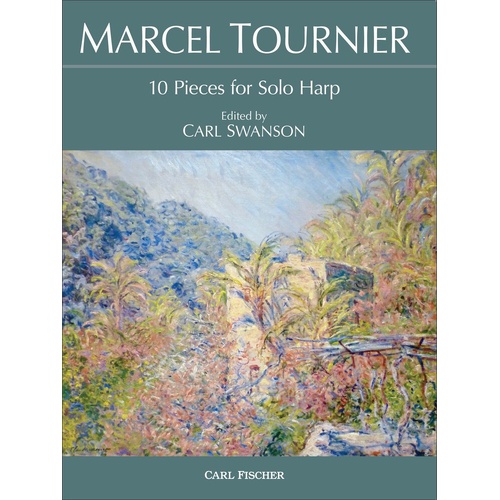 10 Pieces for Solo Harp by Tournier - Carl Fischer H81